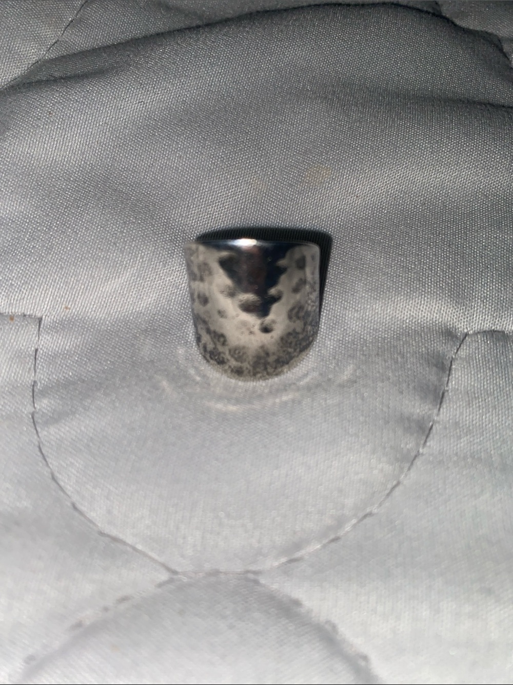 Vintage Sterling Silver Hammered Ring women’s size 7 - Picture 13 of 16